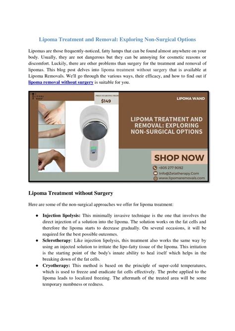 PPT - Lipoma Treatment and Removal_ Exploring Non-Surgical Options (1) PowerPoint Presentation ...