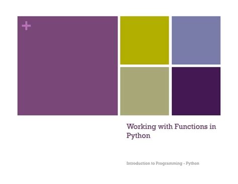 Image result for Creating Python Functions PDF