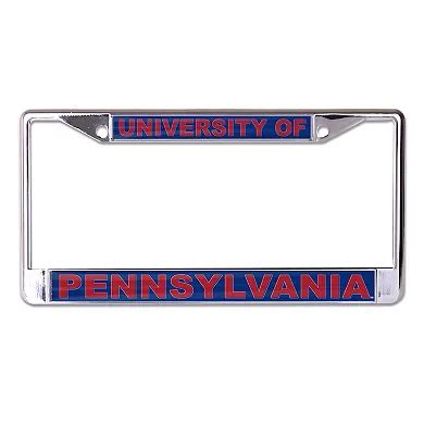 WinCraft Pennsylvania Quakers Laser Cut Metal License Plate Frame