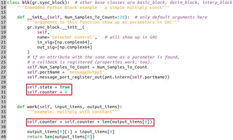 Image result for Embedded Python Block GNU Radio