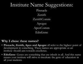 Suggest a name for a coaching institute | Freelancer