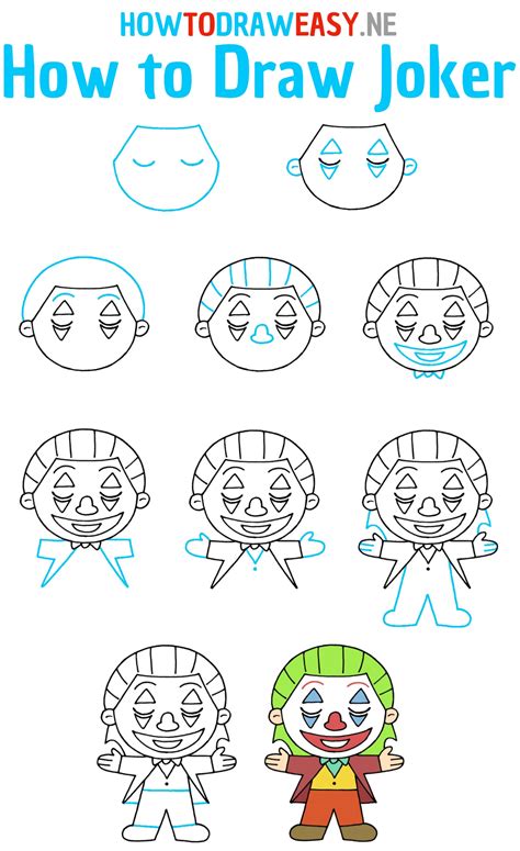 How to Draw The Joker - Draw for Kids