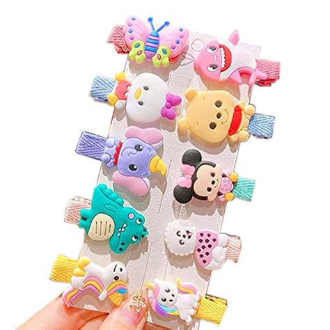 Babymoon Fusion Cartoon 10pcs Hairclips Hair Accessories Set - Cartoon ...