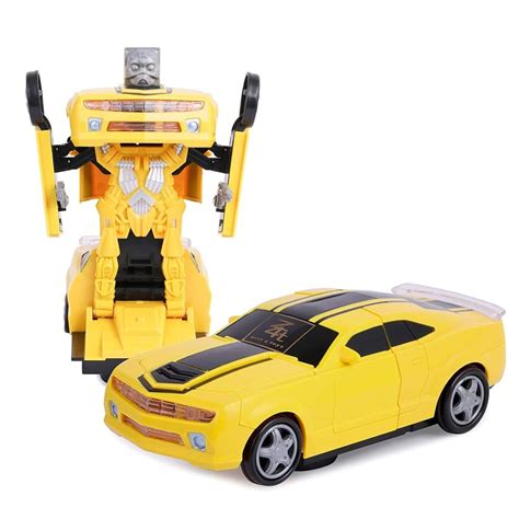 Buy Anubhav Janni Enterprise Deform Car Yellow Transformation Robot ...