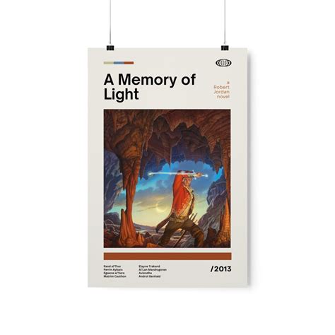 Wheel of Time Poster A Memory of Light / Home Office Room - Etsy