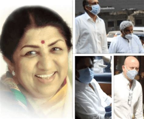 Lata Mangeshkar death: Asha Bhosle looks devastated, Amitabh Bachchan ...