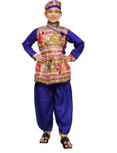 ITSMYCOSTUME Gujarati Boy Angrakha,Dhoti Indian State Kids Fancy Dress ...