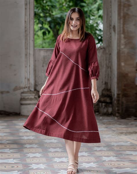 Maroon Sequins Dress