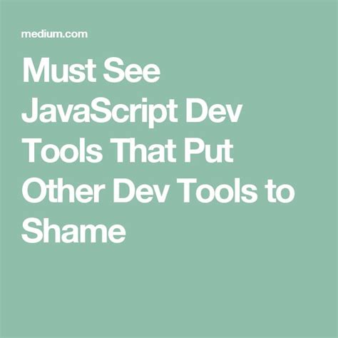 JavaScript Dev Tools Example 的图像结果
