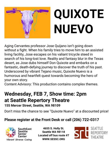 Quixote Nuevo @seattlerep, Seattle Repertory Theatre, 7 February 2024 ...