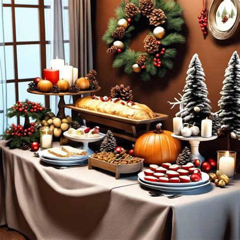 Image result for Buffet Server Table Decorations