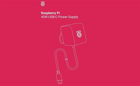 Official Raspberry Pi 45W USB-C Power Adapter | Power Supply for ...