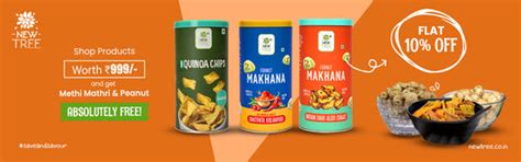 Buy Healthy Snacks, Nuts and Seeds Online In India | New Tree