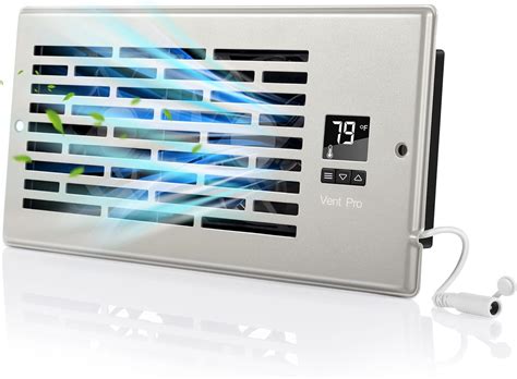 Feekoon 1 Pack Quiet Vent Fan Booster 4" x 10" Smart Register Booster ...