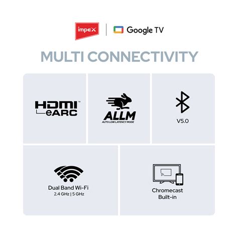 Impex evoQ 50-inch 4K UHD Smart Google TV with Dolby Vision, Dolby Atm ...