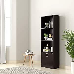 Amazon Brand - Solimo Vase Engineered Wood Bookcase with Drawer and 3 ...