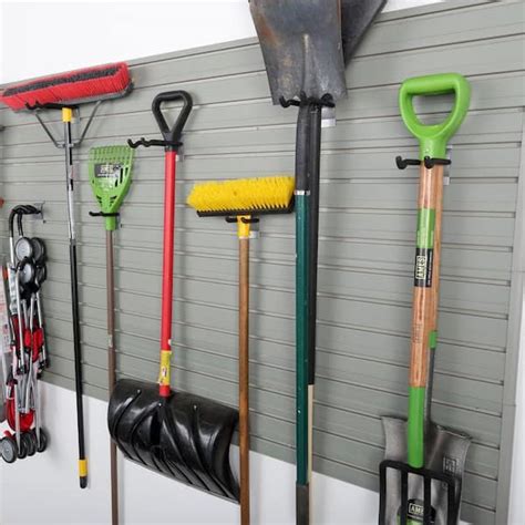 Buy Modular Garage Wall Panel Storage Set with Accessories in Silver ...