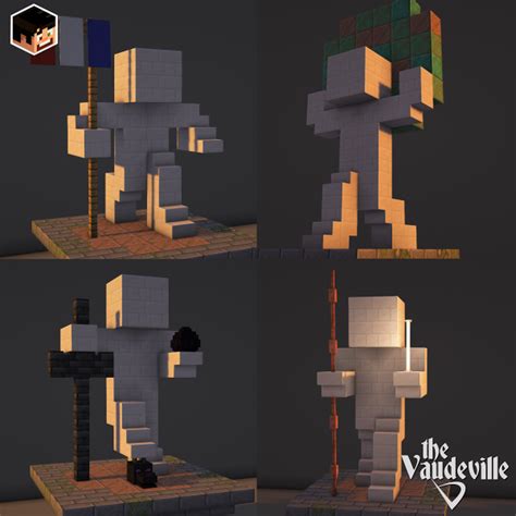 Image result for Minecraft Stone Mob Statue Tutorial
