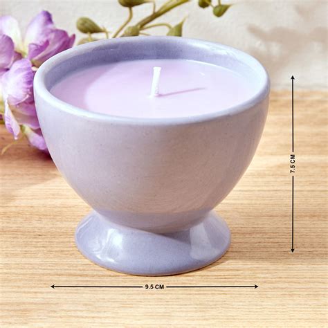 Buy Colour Refresh Lavender Scented Jar Candle from Home Centre at just ...