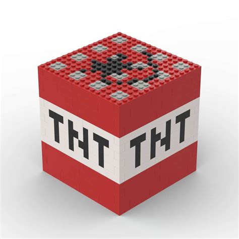 Image result for How Build LEGO Minecraft TNT Block