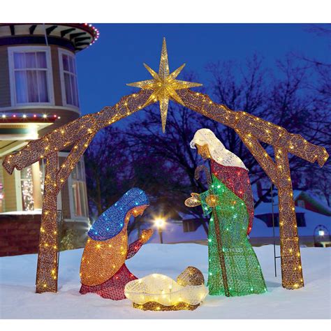 Outdoor Light Up Nativity Sets at Ross Katherine blog