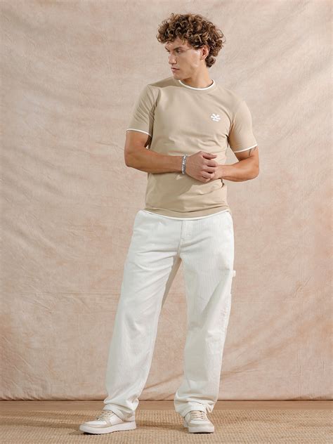 Corduroy Carpenter Loose Fit Trouser | Off White – Wrogn