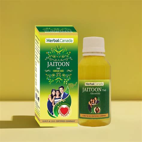 Herbal Canada Jaitoon Tail (Olive Oil) 50ml – Cold-Pressed Olive Oil ...