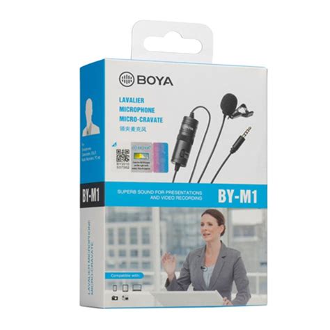 Buy Boya BYM1 Omnidirectional Level Condenser Microphone - Black Online ...