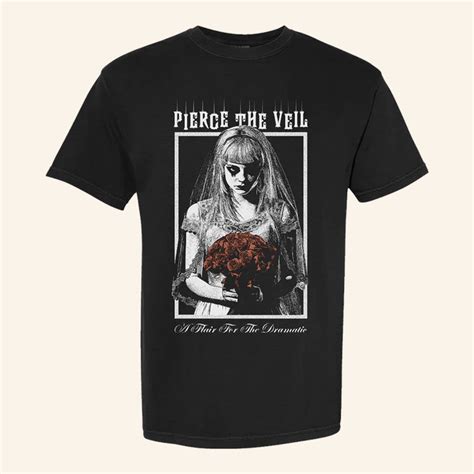 Pierce The Veil Merch A Flair For The Dramatic Bride Shirt Black Gifts For Friends – Babyclipstore