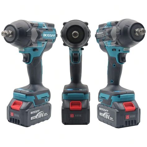 Llave de torsión eléctrica de 700 NM, llave de impacto inalámbrica de ...