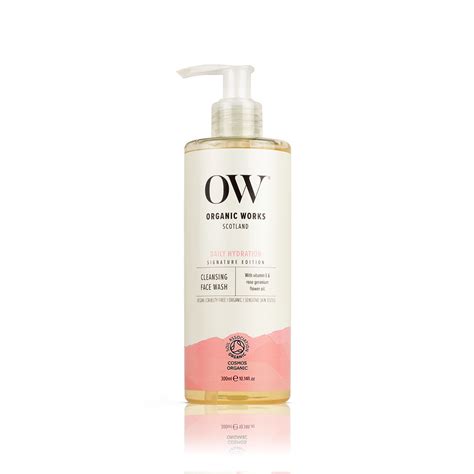 Organic Works Cleansing Face Wash - Dermatologically Tested - HOK Makeup