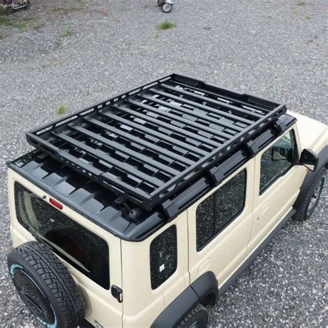 Jimny Anti Rust Aluminium Roof carrier with LED lights - Model LRC ...