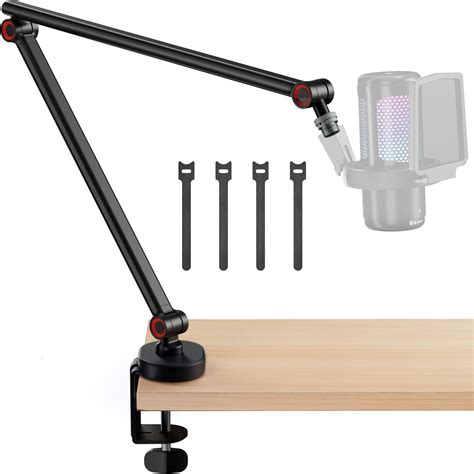 Amazon.com: ARES WING Mic Boom Arm, Aluminum Microphone Arm Desk Mount ...