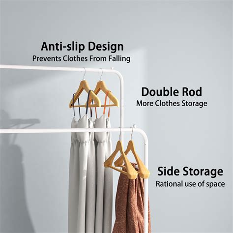 Buy CLEARANCE! Garment Rack Freestanding Hanger Double Rods Multi ...
