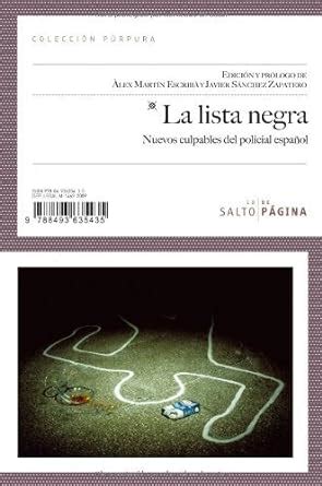 La lista negra: Nuevos culpables del policial español (Colección ...