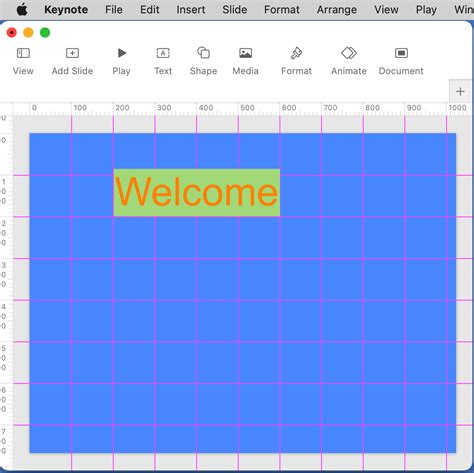keynote: show / hide "guides" on slides - Apple Community