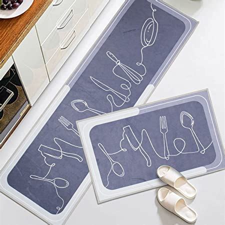 Buy HomeCloud Kitchen Mat /6-Mm Thick Anti Slip, Washable, Big Size ...