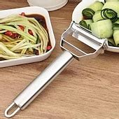 Peeler Stainless Steel Double Layer Multifunction Vegetables and Fruit ...