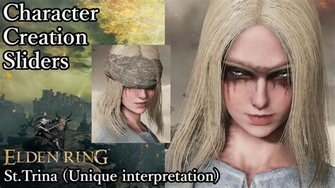 ELDEN RING Character Creation - St.Trina (Unique interpretation) - YouTube