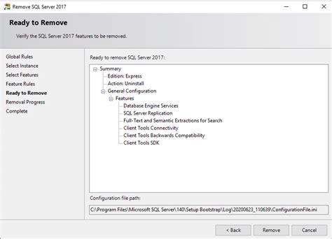Image result for Microsoft SQL Uninstall
