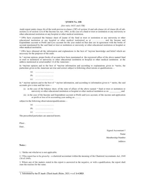 Image result for Form 10B