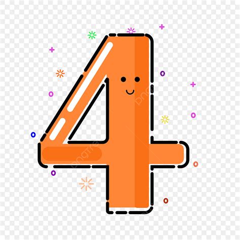Number 4 Clipart