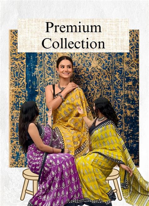Cotton Sarees - Bagru Hand Block – Bhavika Fashion
