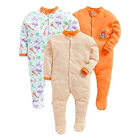 EIO 100% Cotton Sleep Romper Sleepsuits Jumpsuit Night Suits for ...