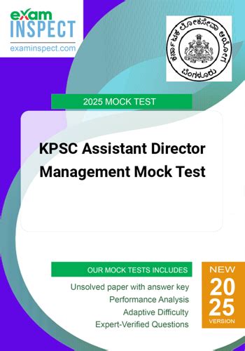 Buy KPSC Assistant Director Management Mock Test 2025 Edition - JET ...