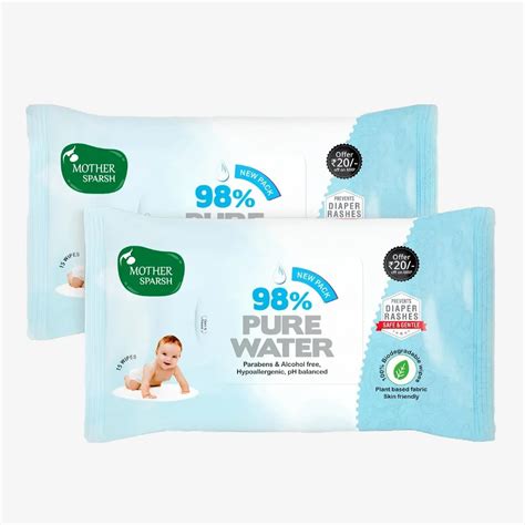 Shop 98% Water Baby Wipes For All Skin Types | Mother Sparsh
