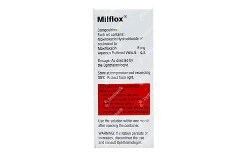 Milflox 0.5% Eye Drops 5 ML | Order Milflox 0.5 % Eye Drops 5 ML Online ...