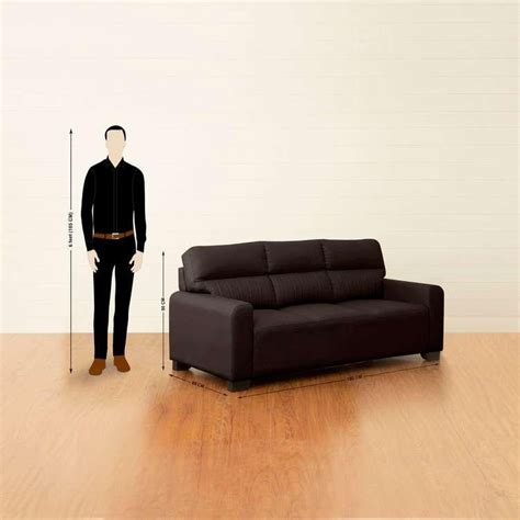 Buy Albury Faux Leather 3+2+1 Seater Sofa Set - Dark Brown from Home ...