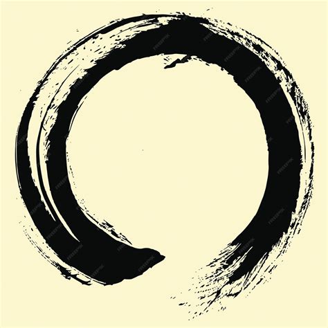 Zen Enso spazzola circolare Giappone arte tradizionale giapponese ...