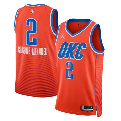 Oklahoma City Thunder Jordan Statement Edition Swingman Jersey - Orange ...